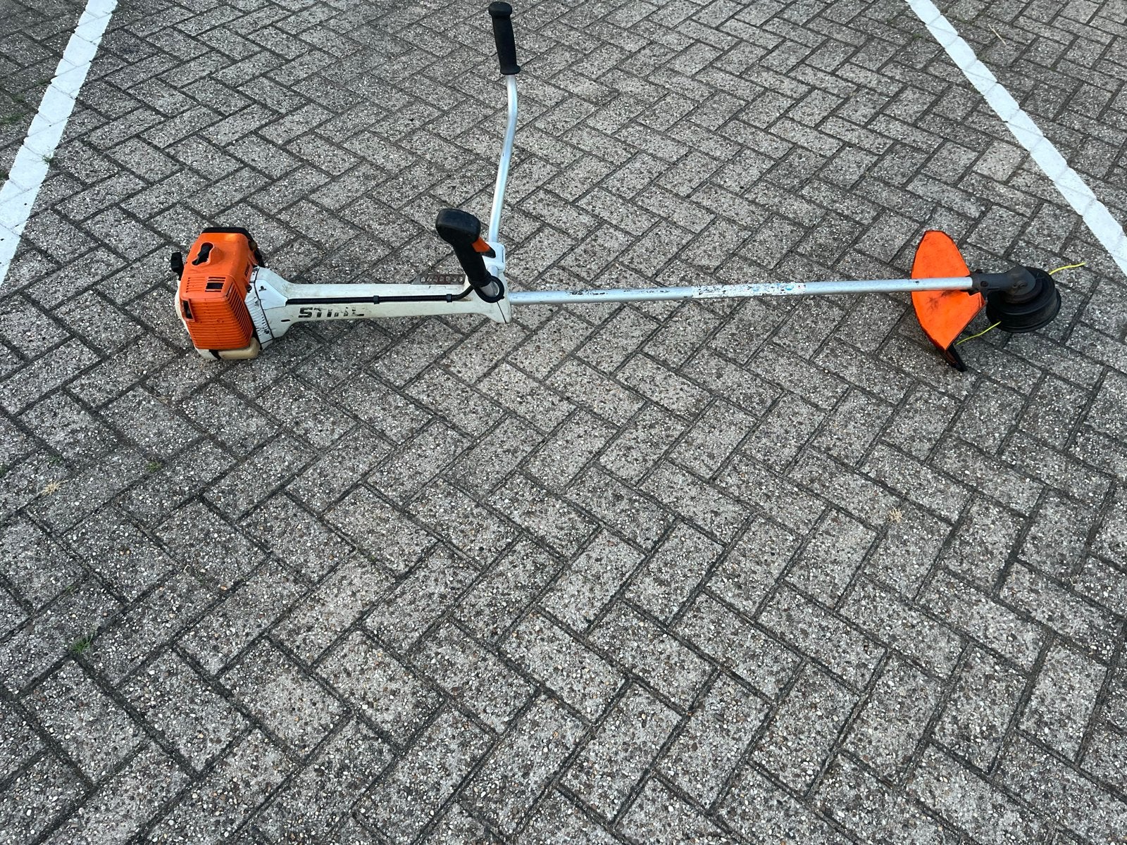 Stihl FS 450 Benzine Bosmaaier, Tuin en Terras, Grastrimmers, Ophalen, Gebruikt, 30 tot 50 cm, Benzine
