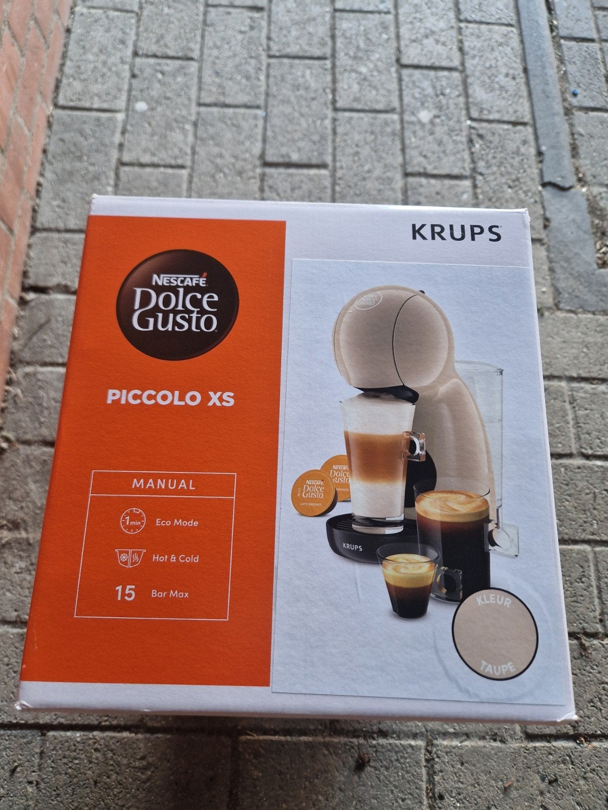 Nescafé Dolce Gusto Piccolo XS in doos, Koffiemachine, Ophalen of Verzenden, Zo goed als nieuw, 1 kopje