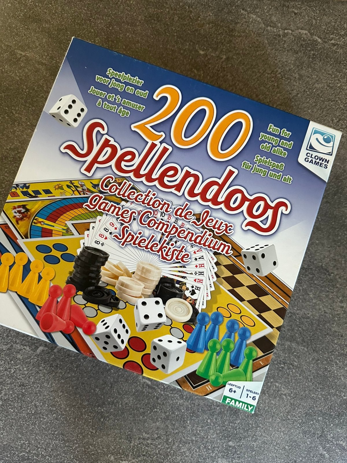spellendoos, Ophalen of Verzenden, Gebruikt