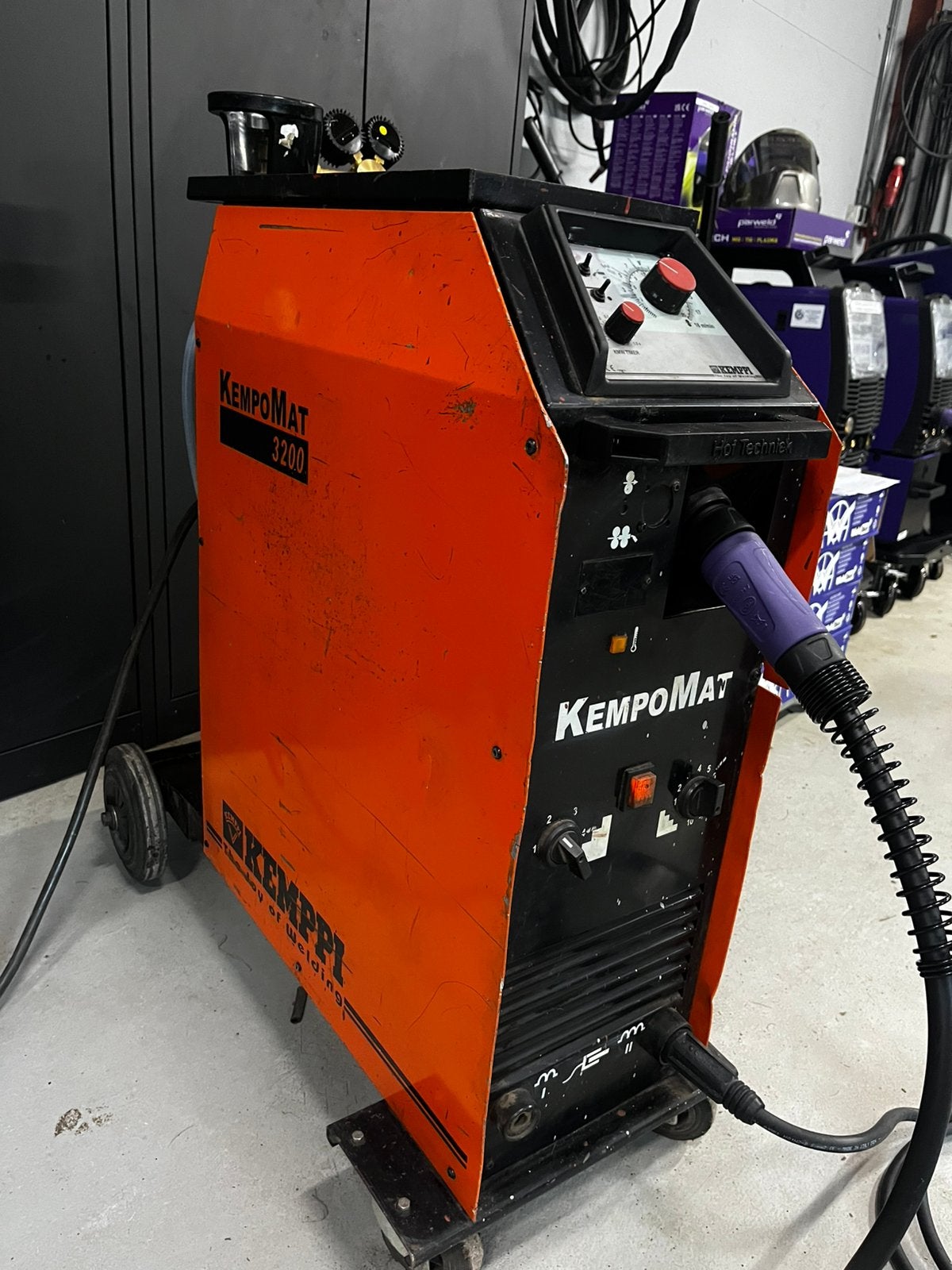 Kemppi kempomat 3200 320Ampere voorzien van nieuw lastoorts, Ophalen, Gebruikt, ., .