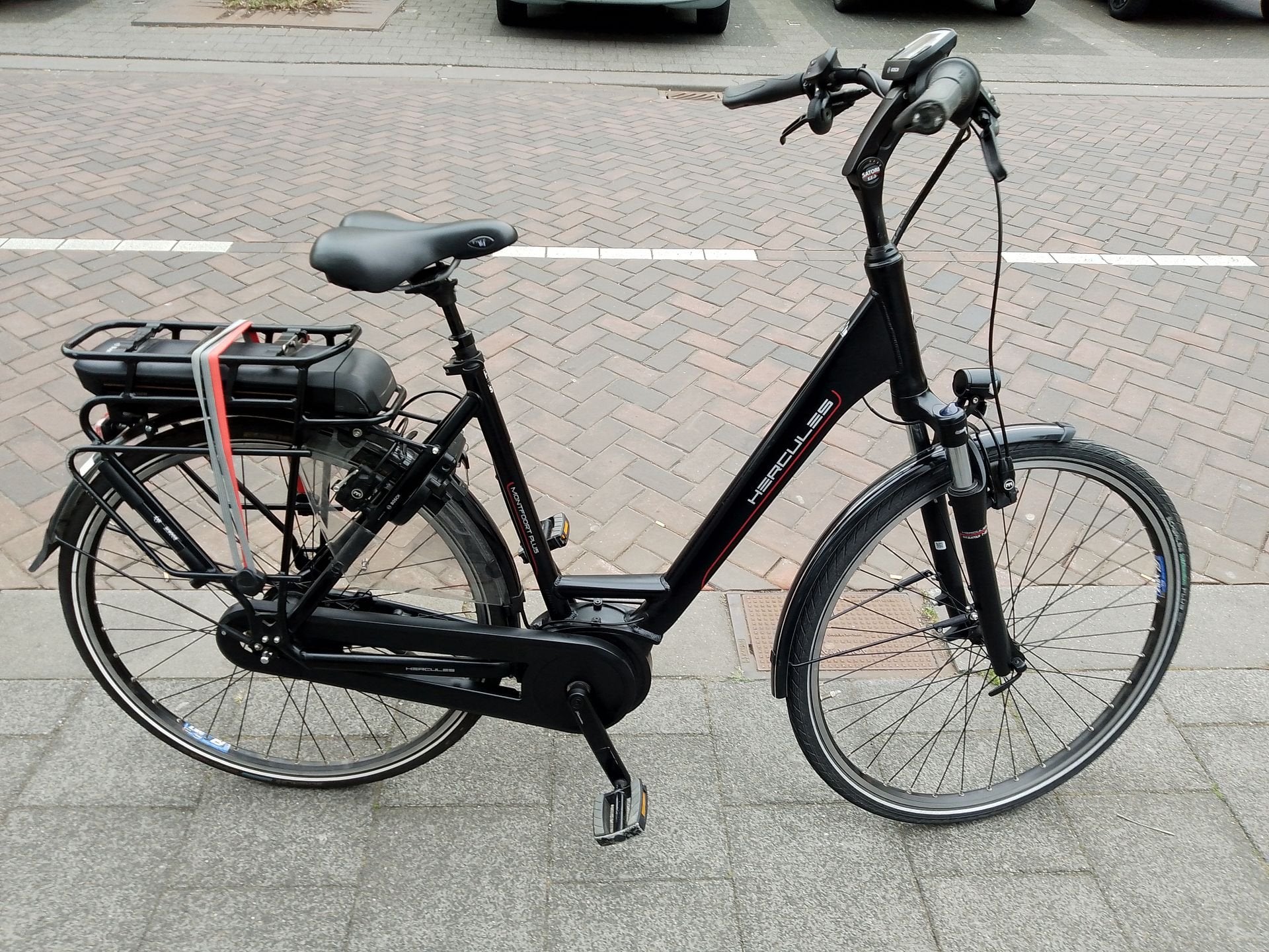 Hercules Montfoort Plus h55 elektrische damesfiets Bosch, Overige merken, Gebruikt, -, -