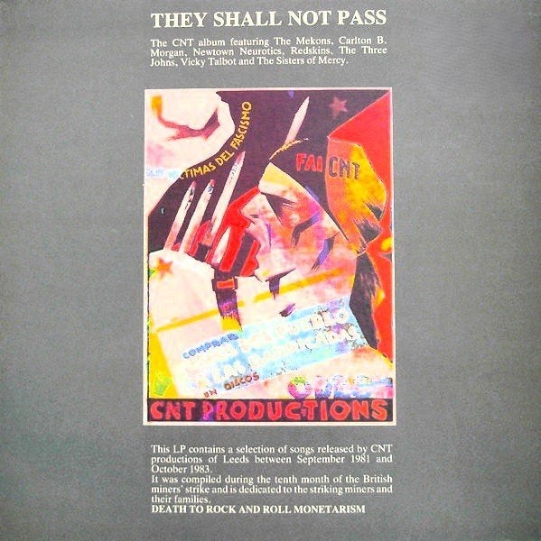they shall not pass / v/a - alt/indie/punk/goth + binnenhoes, LP, Gebruikt, Verzenden, Inclusief binnenhoes