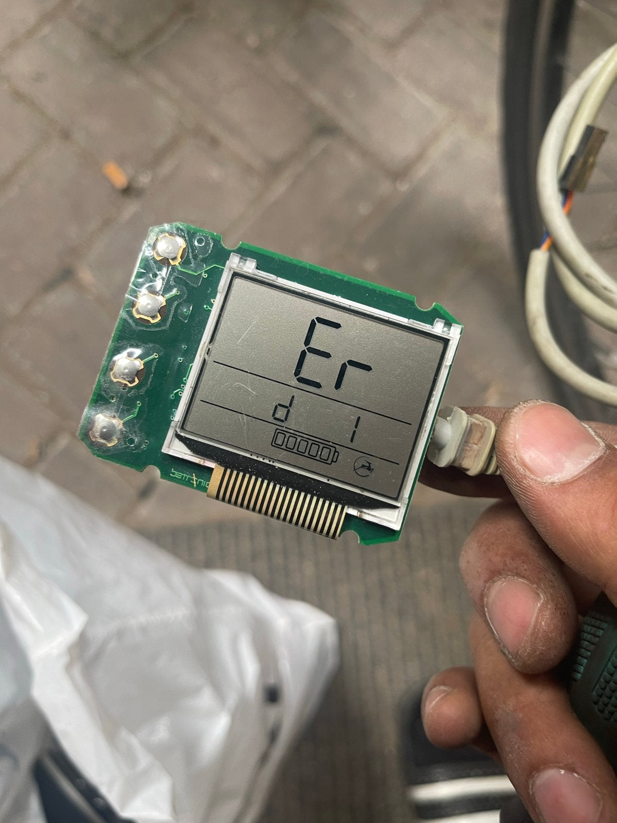 Gazelle display met foutmelding d1, Fietsen en Brommers, Fietsaccessoires | Fietscomputers, Ophalen of Verzenden, Gebruikt