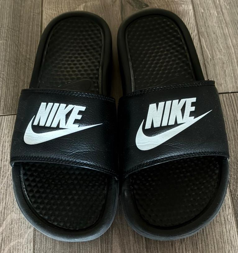 Nike, Kleding | Heren, Schoenen, Zwart, Zo goed als nieuw, Ophalen, Slippers