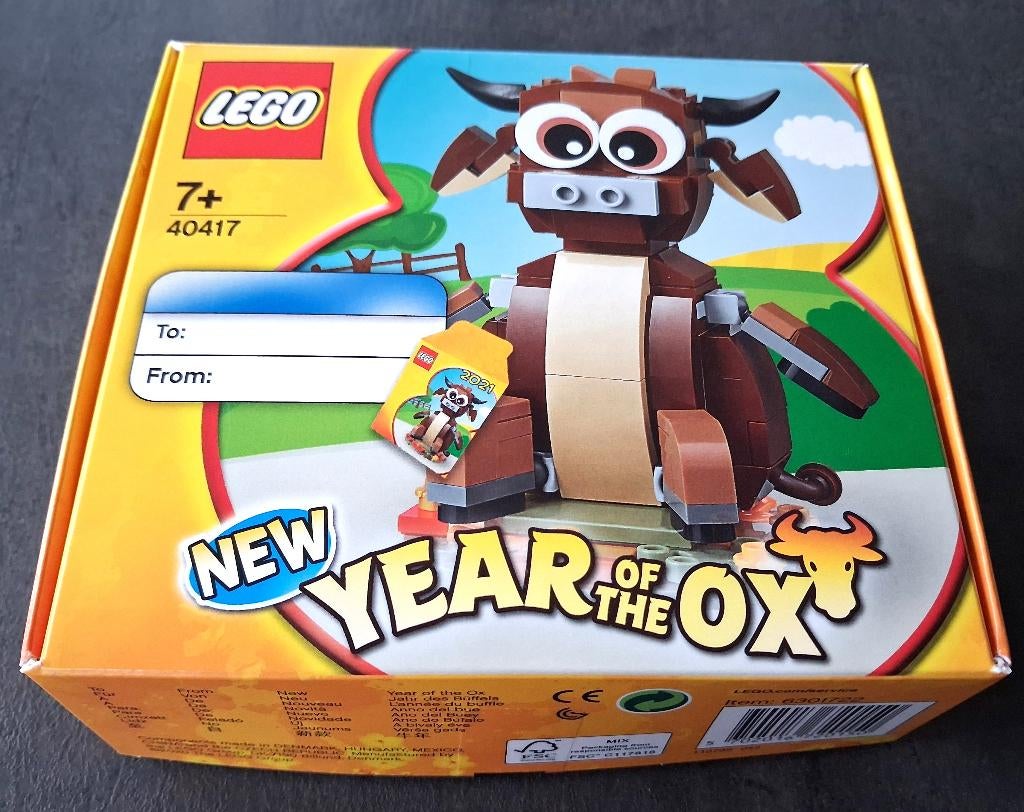 Lego set 40417 - Jaar van de Os 2021 (Limited Edition 2020)., Compleet, Gebruikt, Overige thema's, Verzenden