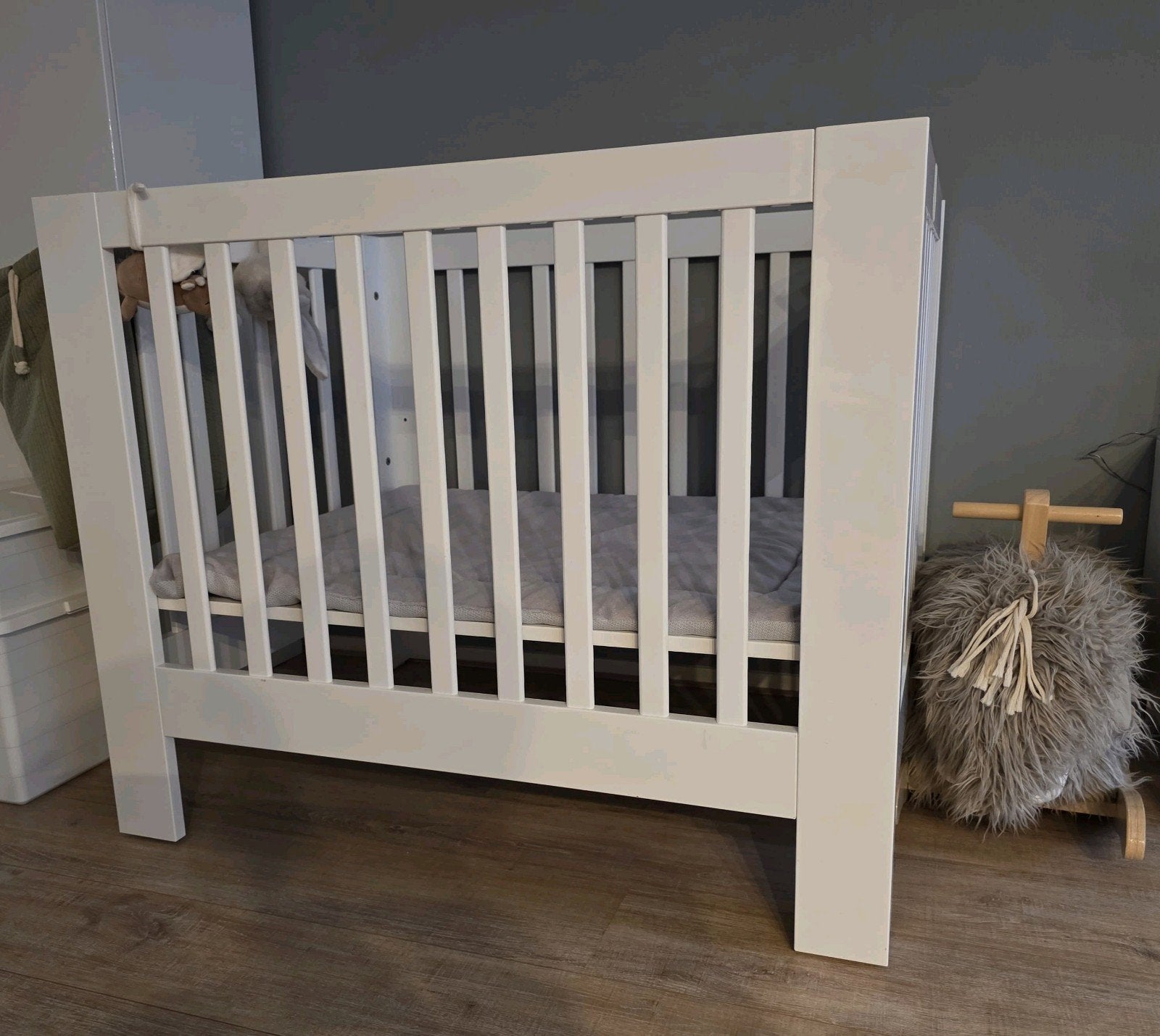 Kidsmill Box Chrystal/Alaska II hoogglans wit, Kinderen en Baby's, Ophalen, Gebruikt, Rechthoekig, In hoogte verstelbaar