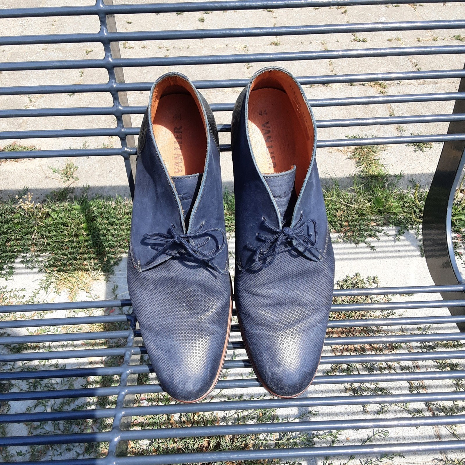 Van Lier heren boots maat 44, blauw, Loafers, Blauw, Van Lier, Ophalen of Verzenden