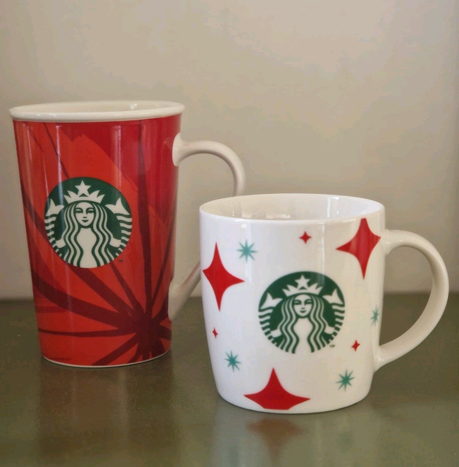 2 Nieuwe Starbucks mokken / bekers in perfecte staat, Verzamelen, Ophalen