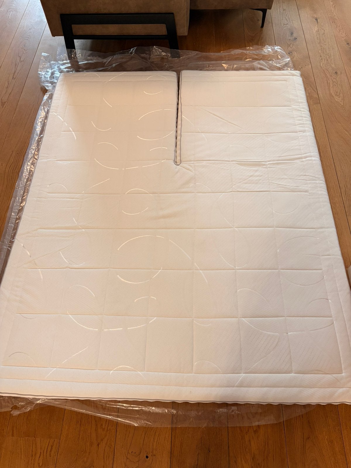 splittopper topdekmatras van 160x200x5cm  echte nieuwstaat, Ophalen, Zo goed als nieuw, Eenpersoons, 90 cm