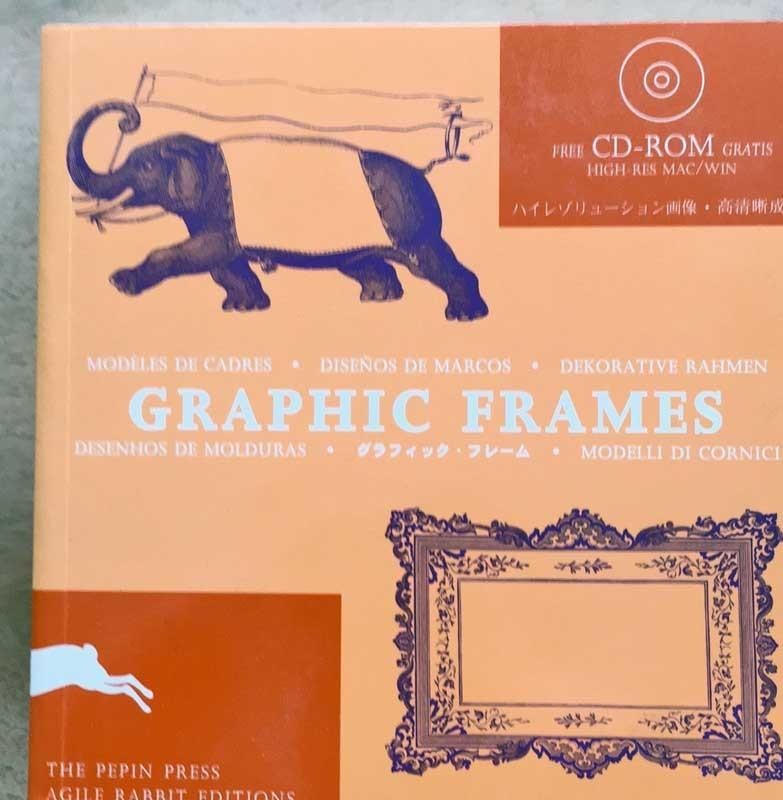 ‘Graphic frames’ van The Pepin Press met cd rom., Ophalen of Verzenden, Nieuw, Overige onderwerpen