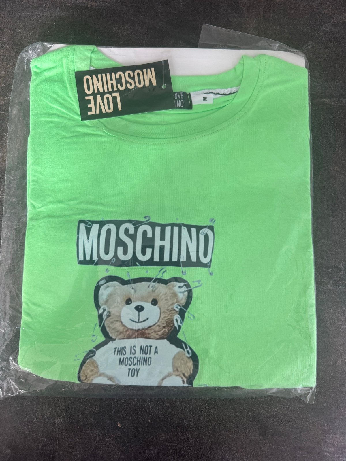 Moschino T-shirt met teddybeer print - Nieuw, Maat 38/40 (M), Nieuw, Ophalen of Verzenden, Korte mouw