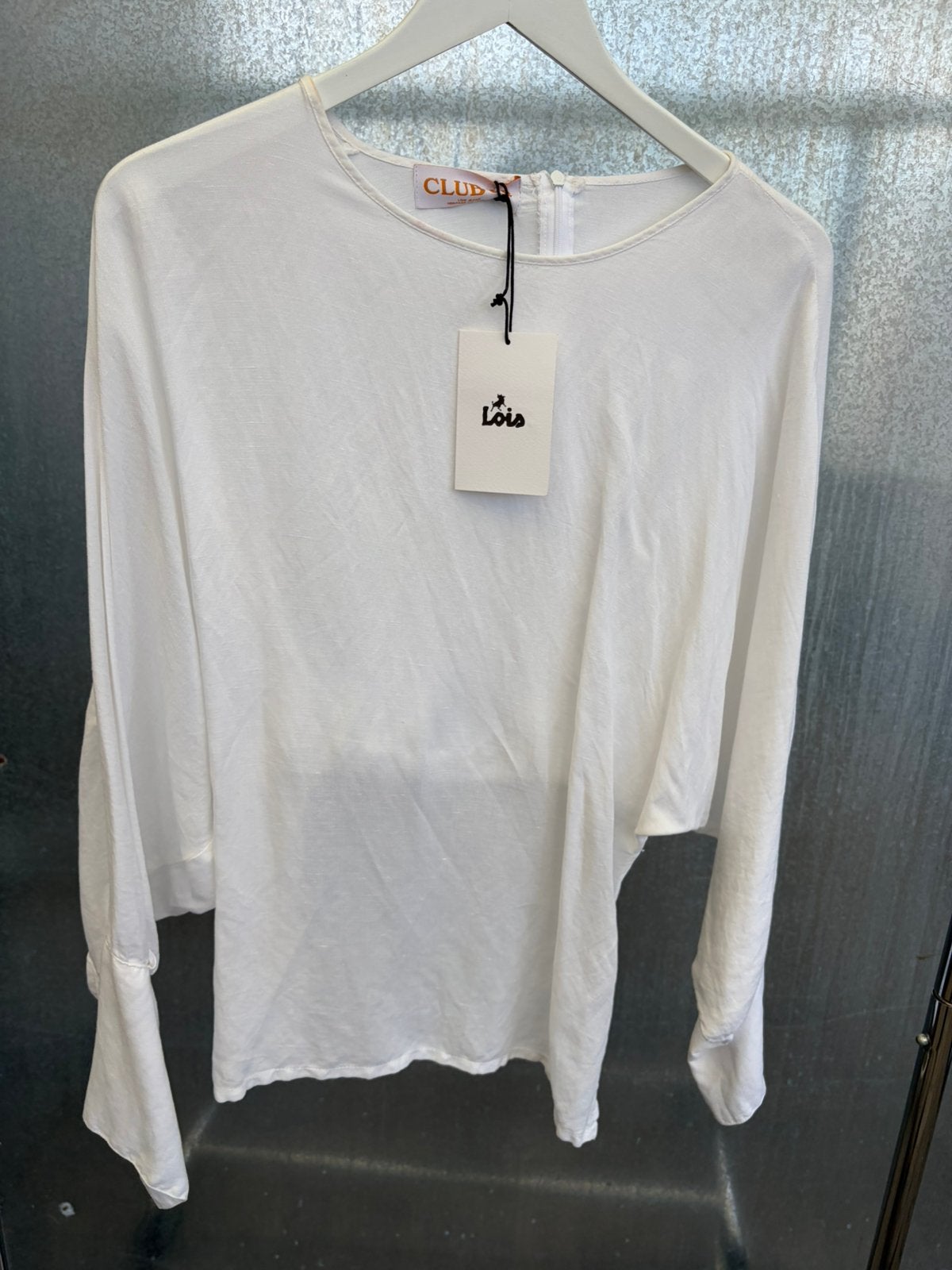 Lois top blouse wit xs Brisa club 62, Ophalen of Verzenden, Zo goed als nieuw, Maat 34 (XS) of kleiner, Wit
