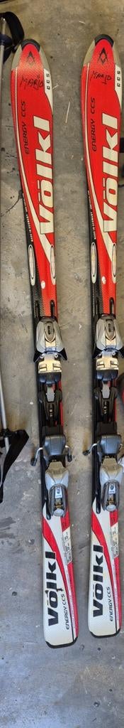Volkl CCS Carve Ski's - Perfect voor de piste!, Overige merken, 140 tot 160 cm, Gebruikt, Ophalen of Verzenden