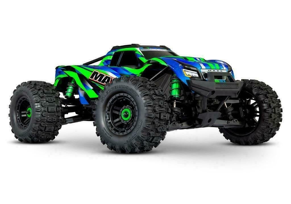 Traxxas Maxx wide 4S brushless monster truck Groen., Ophalen of Verzenden