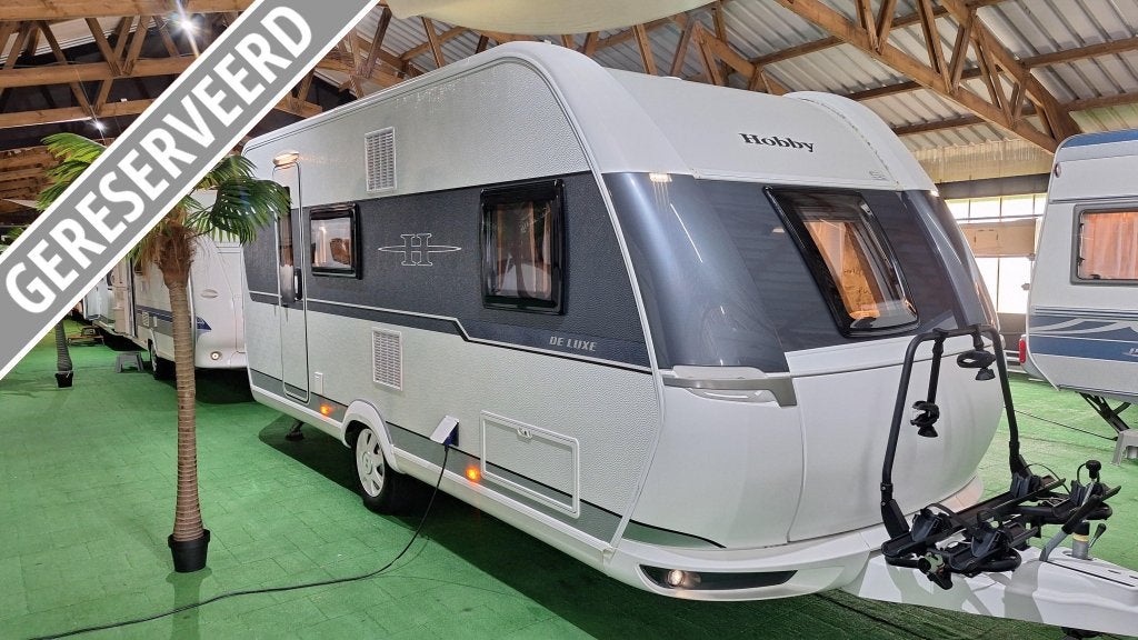 Hobby De Luxe 490 KMF Voortent/Stapelbed, Caravans en Kamperen, Hobby, Harald-Striewski-Straße 15, 24787 Fockbek, Duitsland, Tot en met 6