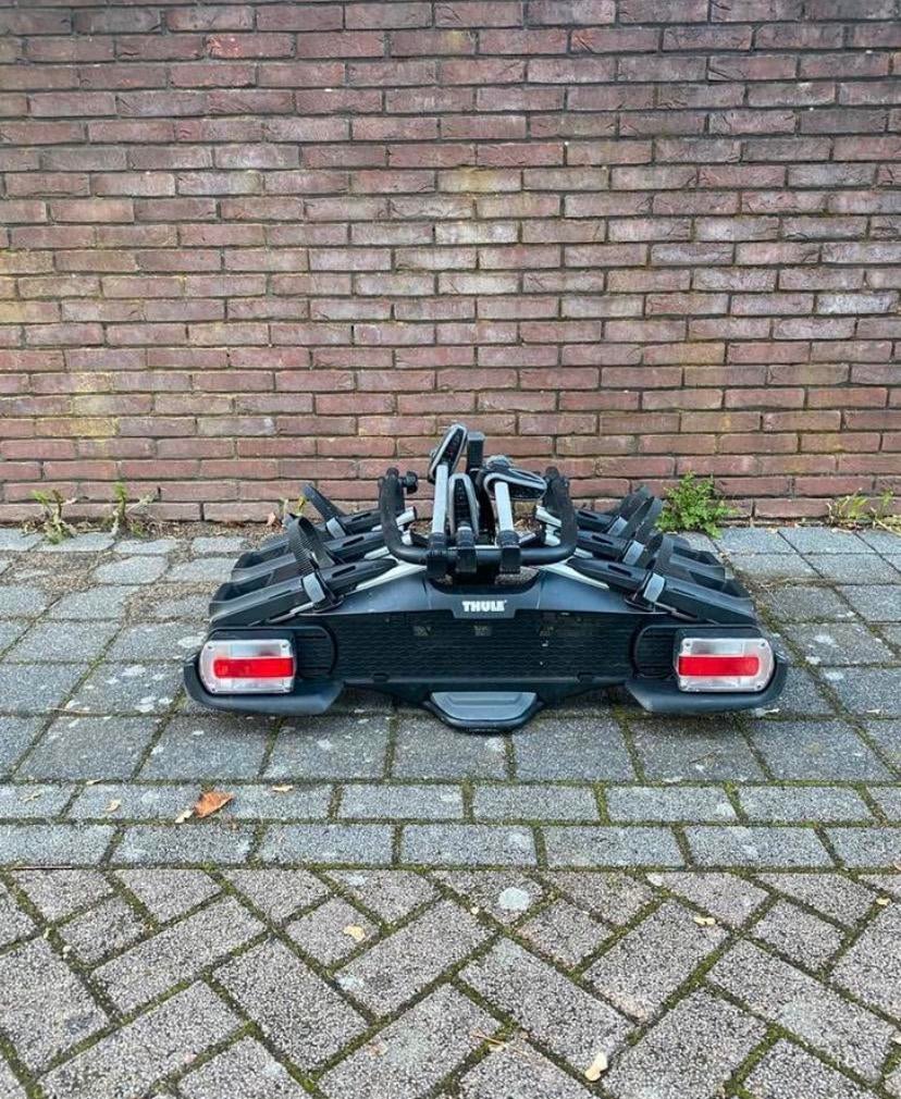 Thule 927 velocompact 3 fietsen fietsendrager kantelbaar, Auto diversen, Fietsendragers, Ophalen of Verzenden, Gebruikt, Trekhaakdrager