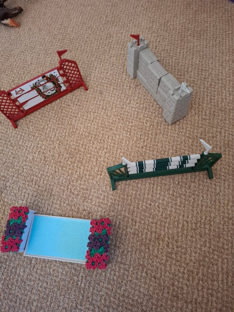 Schleich spring pacours, Ophalen of Verzenden, Gebruikt