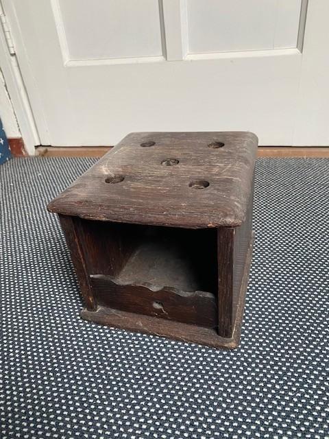 Ouderwetse eikenhouten stoof, Antiek en Kunst, Antiek | Woonaccessoires, Ophalen of Verzenden
