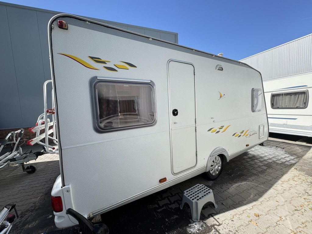 Sterckeman 470 cp / rondzit + Fransbed + voortent, Sterckeman, Rondzit, Bedrijf, Schokbreker
