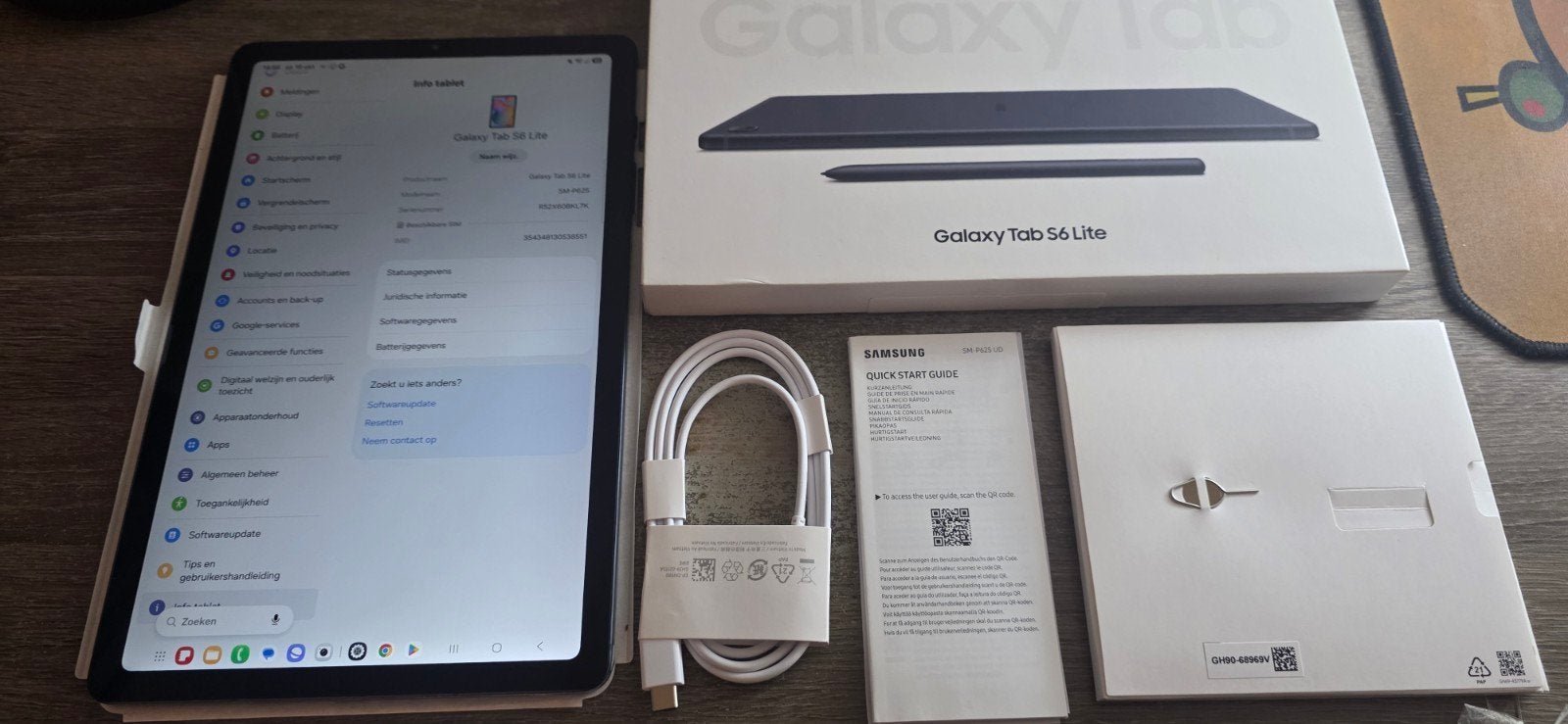 Samsung Galaxy Tab S6 Lite (2024) 4G/LTE - SM-P625 - 64GB, 10 inch, Ophalen of Verzenden, Zo goed als nieuw, Samsung