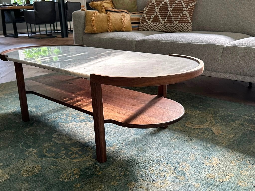 Equilibrio Salontafel TIJDELIJK €300 voordeel in JULI, 50 tot 100 cm, Rond, Nieuw, Teakhout
