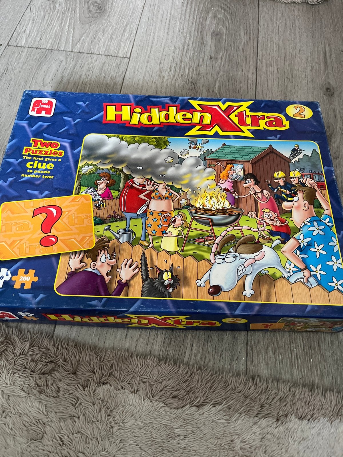 Jumbo Hidden Xtra Puzzel 1000 stukjes - Barbecue Chaos, Ophalen, Minder dan 500 stukjes, Gebruikt, Legpuzzel