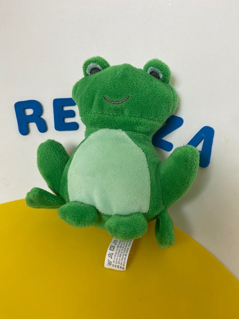 K3760 hema kikker kikkertje groen, Ophalen of Verzenden, Zo goed als nieuw, Kikker
