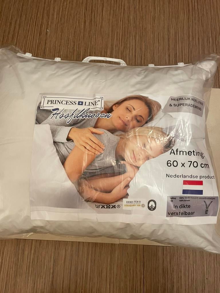 Hoofdkussen nieuw!, Ophalen, Eenpersoons, Wit, Nieuw