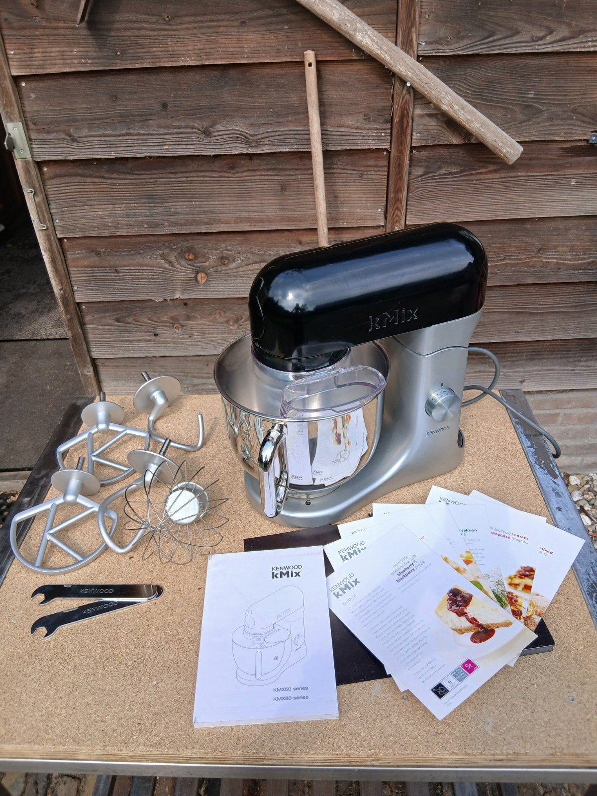 Kenwood Kmix keukenmachine, 4 liter of meer, Ophalen of Verzenden, Zo goed als nieuw, 3 snelheden of meer