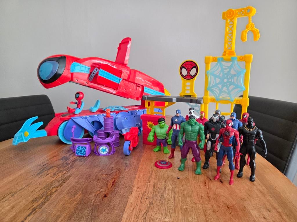 Spiderman speelgoed, Ophalen, Gebruikt