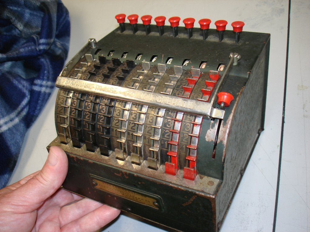 STAR edding machine  mechanische werkende calculator 1926, Ophalen of Verzenden