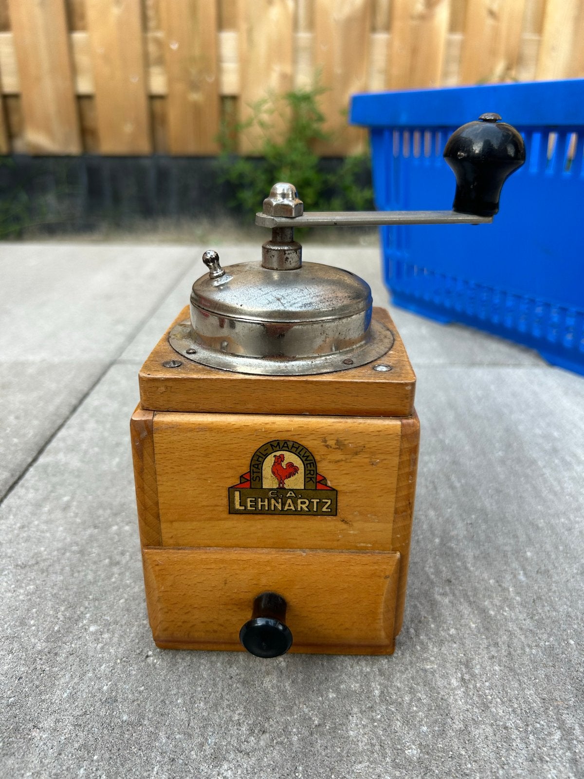 Vintage Lehnartz handkoffiemolen, Ophalen of Verzenden