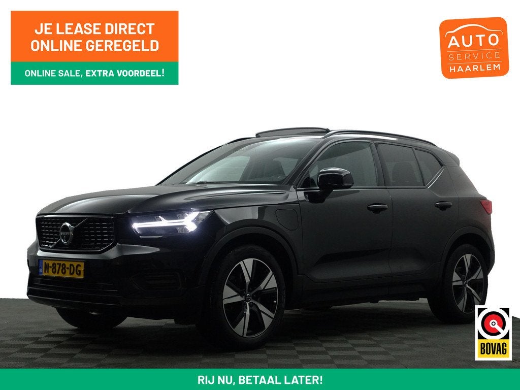 Volvo XC40 1.5 T5 Recharge R-Design Aut- Panoramadak, Harman, Auto's, Volvo, Met garantie (alle), Zwart, Bedrijf, Hybride Elektrisch/Benzine
