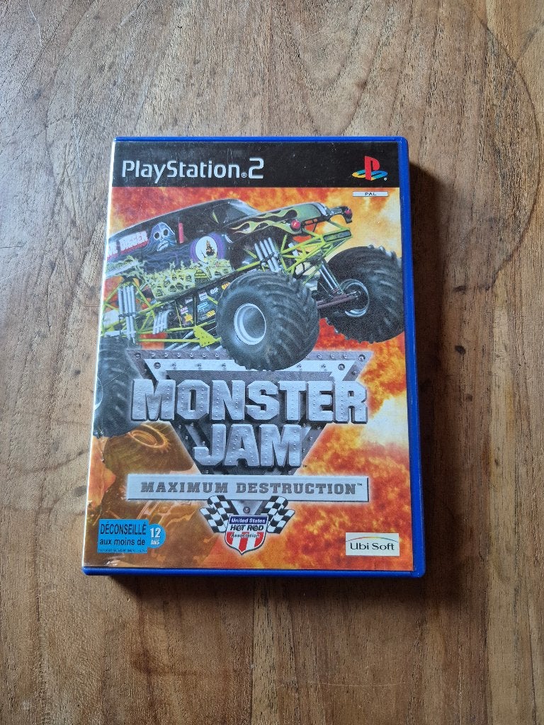 Monster Jam: Maximum Destruction - PlayStation 2, 1 speler, Racen en Vliegen, Ophalen of Verzenden, Zo goed als nieuw