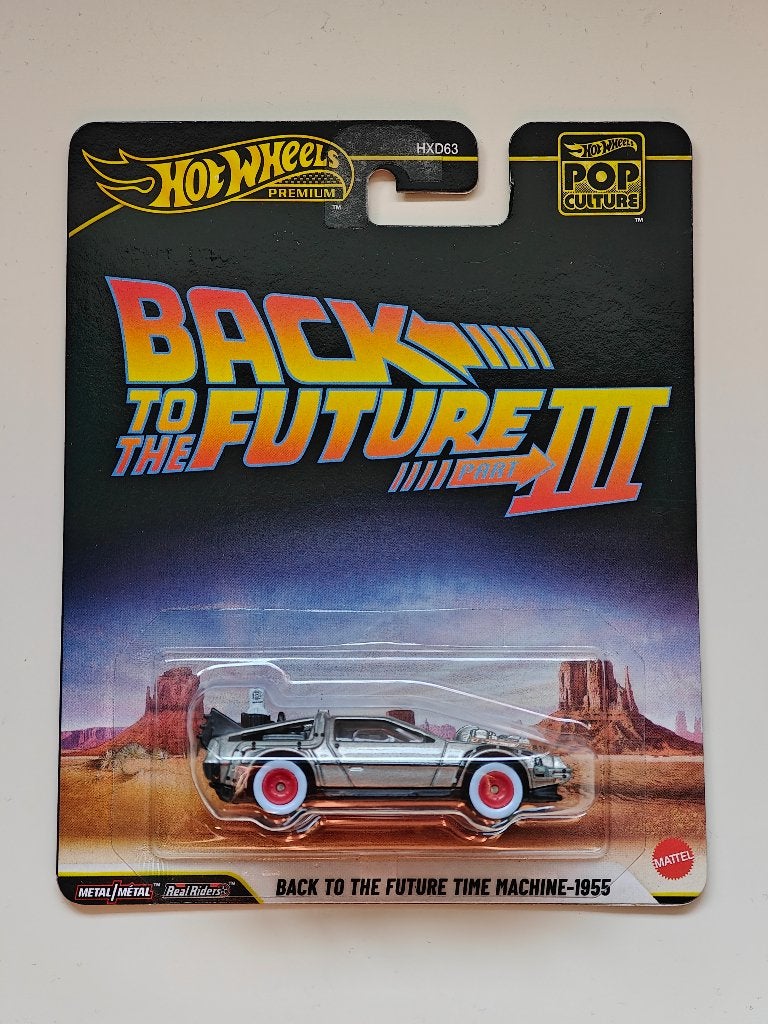 Hot Wheels Back to the Future III Time Machine-1955 Delorean, Ophalen of Verzenden, Nieuw, Auto