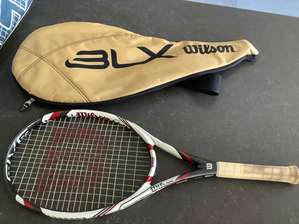 Tennisracket WilsonFive BLX 4 1/8, Sport en Fitness, Tennis, Gebruikt, L1, Ophalen of Verzenden, Wilson