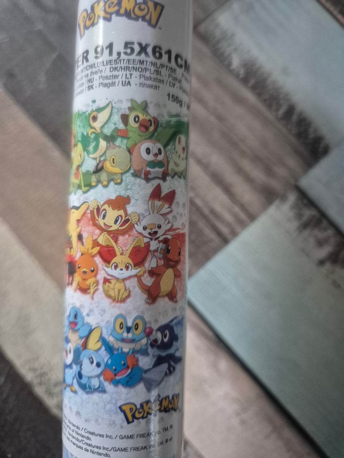 Nieuwe Pokémon Poster - 91.5x61cm, Verzamelen, Rechthoekig Staand, Nieuw, Ophalen of Verzenden, A1 t/m A3