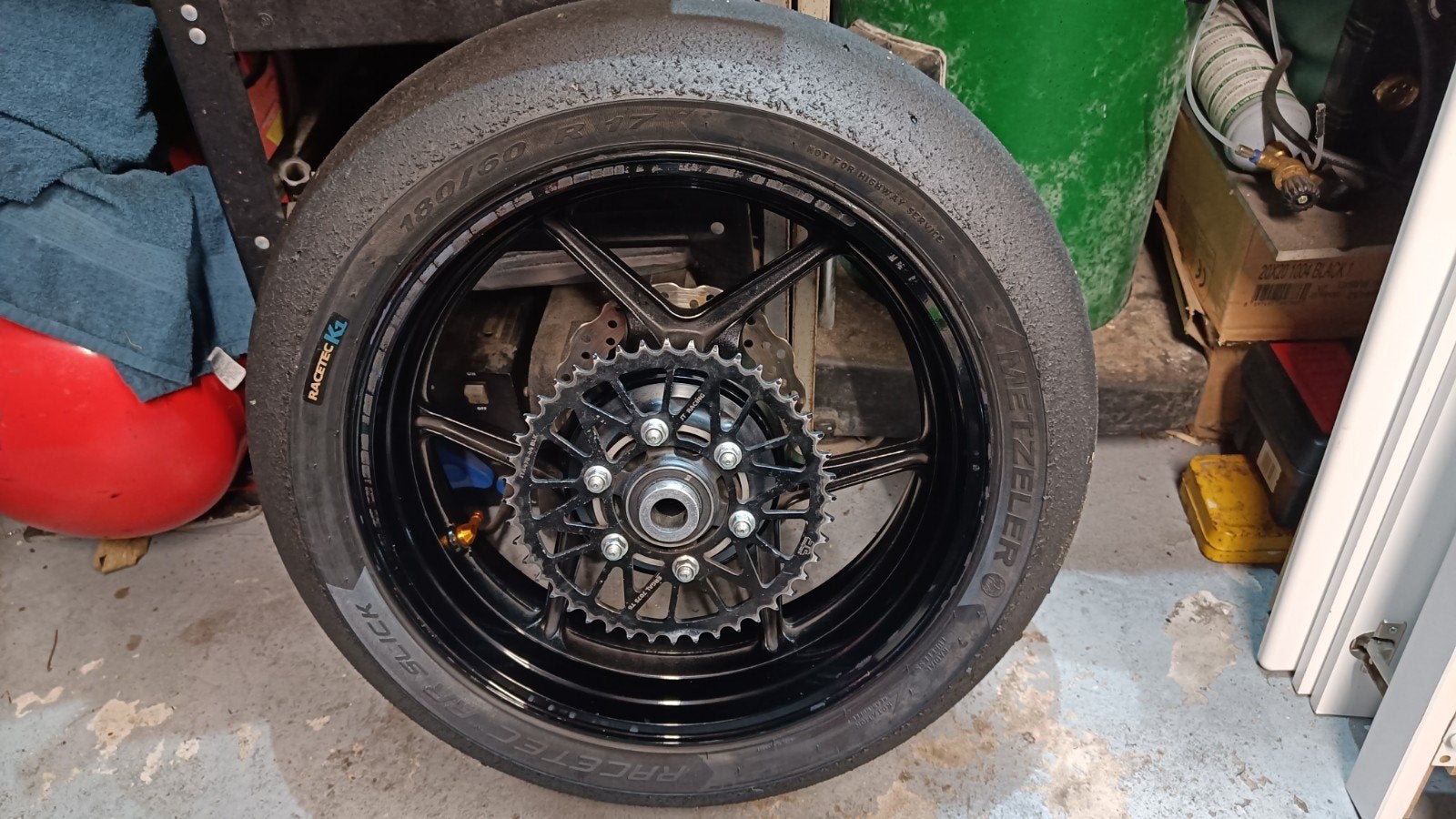 Achterwiel Kawasaki ZX6R 2009 - Gebruikt, Ophalen, Gebruikt