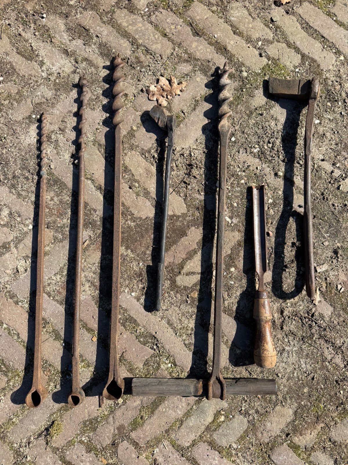 Antiek handgereedschap / handboren, Antiek en Kunst, Antiek | Gereedschap en Instrumenten, Ophalen