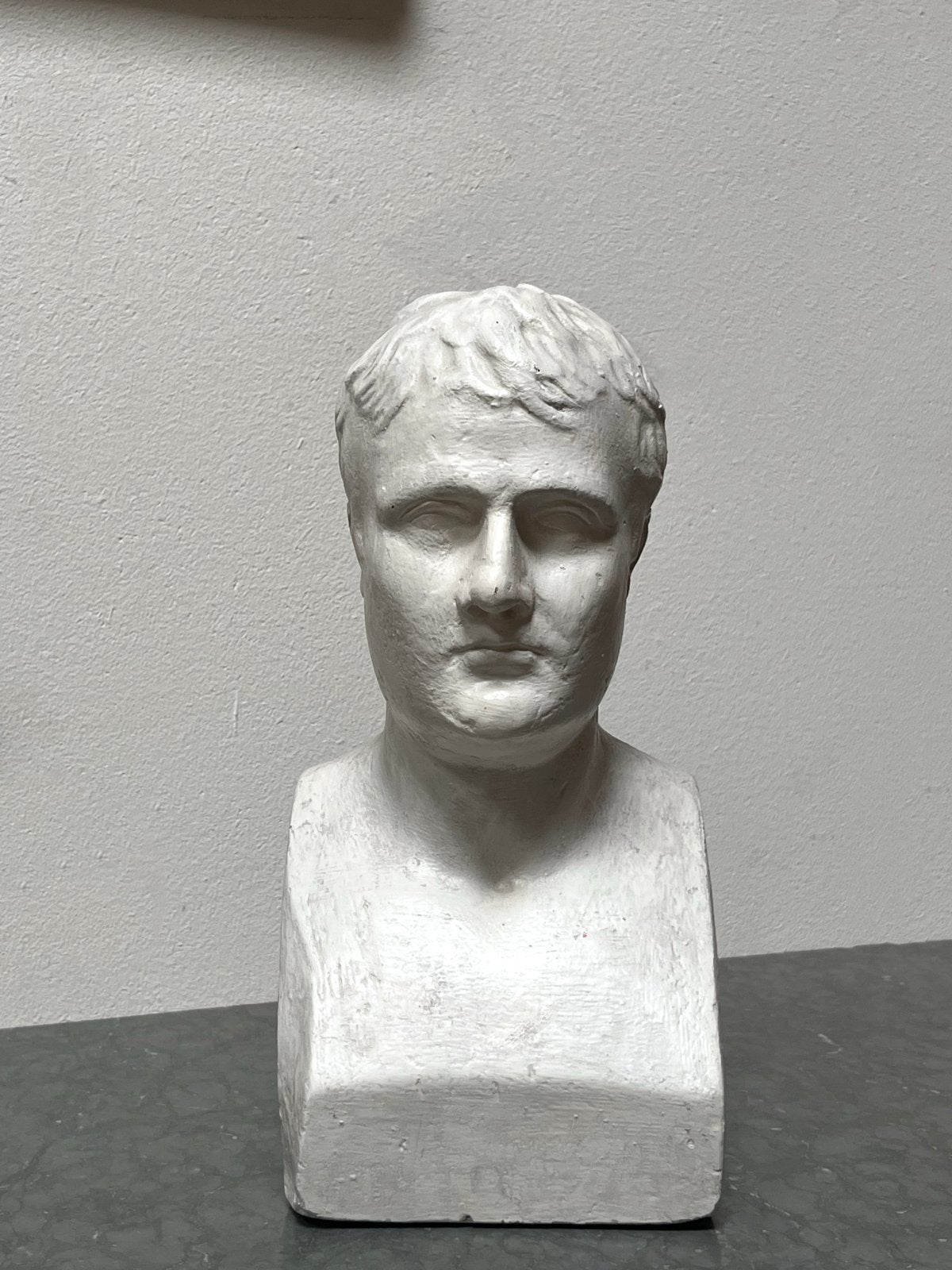 Wit beeld - Napoleon - buste van terracotta vintage man, Antiek en Kunst, Ophalen