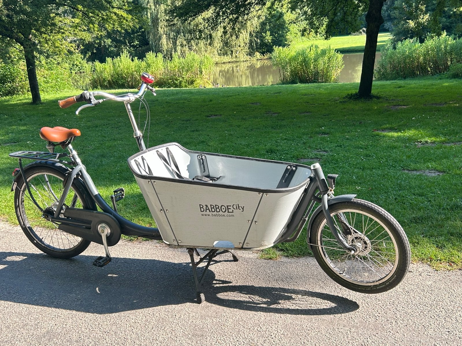 Babboe City Bakfiets met Huif - Ideaal voor Kinderen, Fietsen en Brommers, Fietsen | Bakfietsen, Overige merken, Gebruikt, Huif