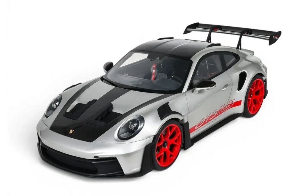 1:8 Porsche 911 (992.1) GT3 RS - 2022 - Zilver XXL Model!, Auto, ., GT-Spirit, Nieuw