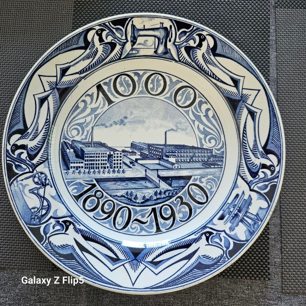 Petrus Regout Maastricht Gedenkbord 1890-1930, Ophalen of Verzenden