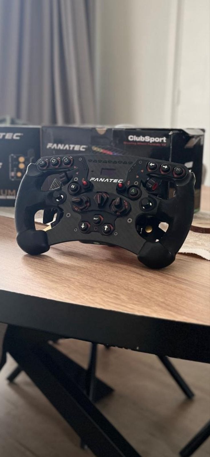 Fanatec ClubSport Formula V2.5X racestuur, Racestuur, Force feedback, Ophalen of Verzenden, Zo goed als nieuw