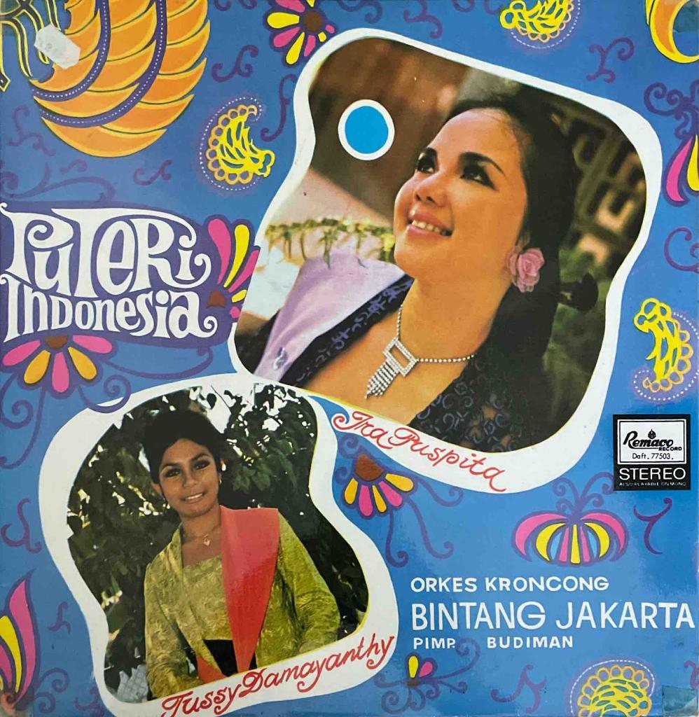 Orkes Kroncong Bintang Jakarta - Putri Indonesia, Ophalen of Verzenden, Zo goed als nieuw, 10 inch, Aziatisch