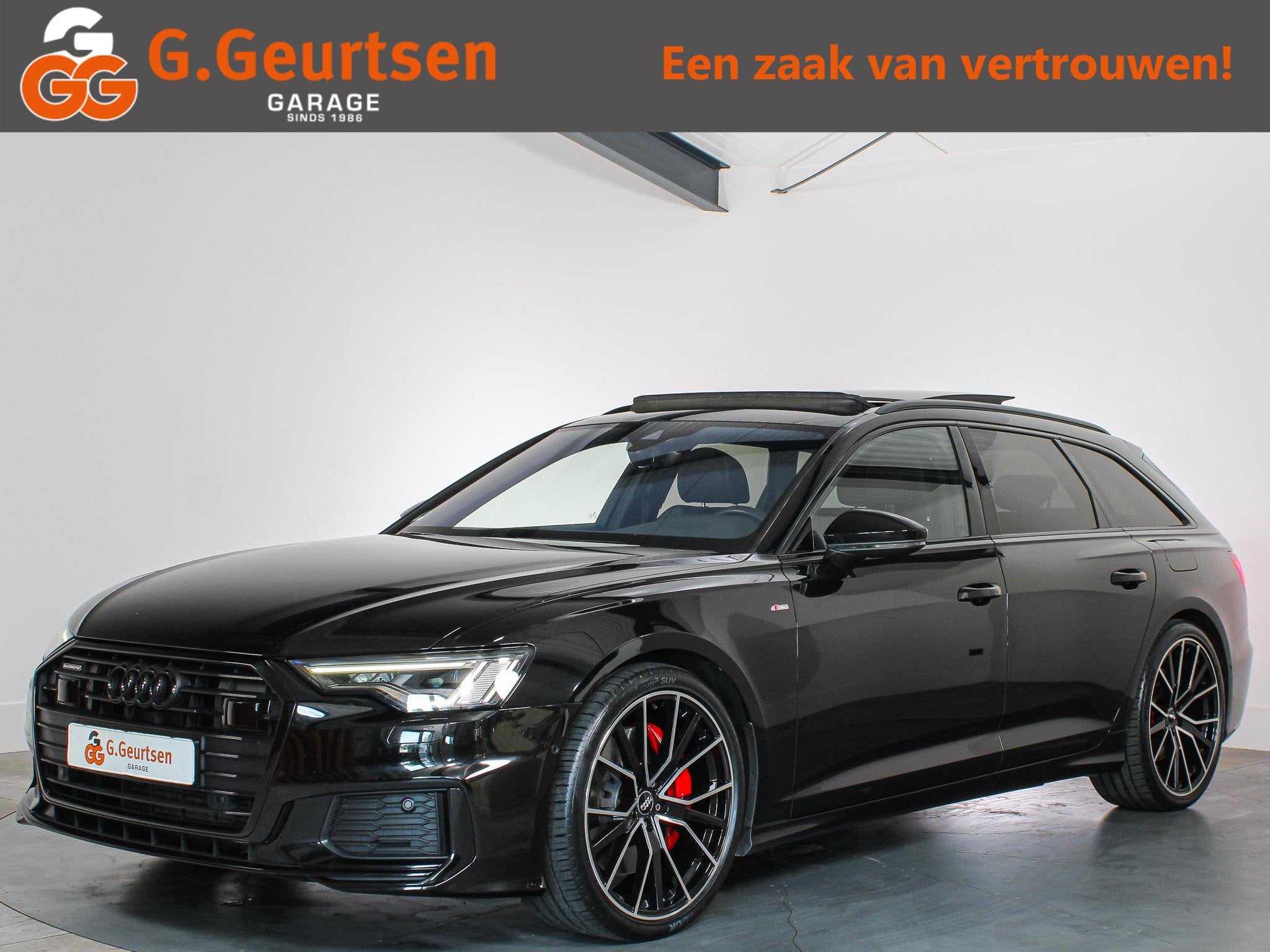 Audi A6 Avant 55 TFSI e quattro 2X S-line Competition Panora, Automaat, Gebruikt, 4 cilinders, Leder en Stof