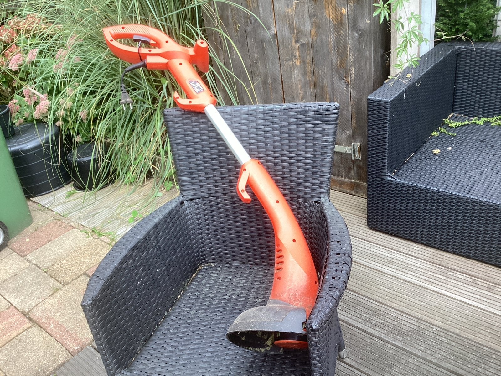 Black+Decker grastrimmer - Elektrisch, Ophalen, Gebruikt, 30 tot 50 cm, Elektrisch