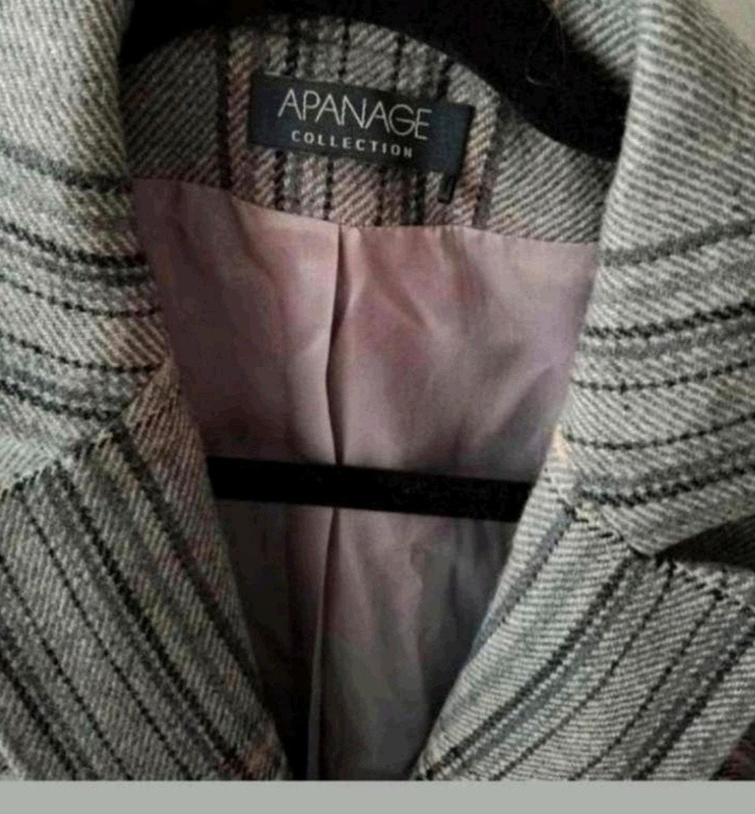 Apanage Collection Geruite Blazer Grijs/Roze – maat M, Kleding | Dames, Maat 38/40 (M), Ophalen of Verzenden, Zo goed als nieuw