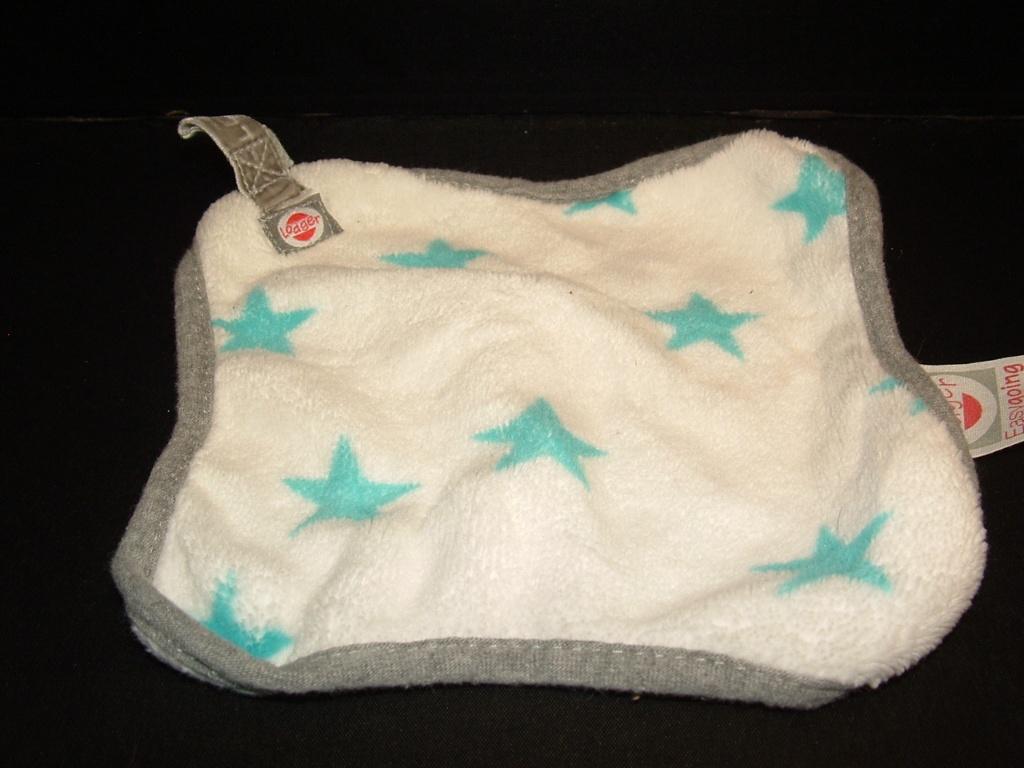 LODGER EASYGOING KNUFFELDOEKJE BADSTOF WIT MET GRIJ, Kinderen en Baby's, Speelgoed | Knuffels en Pluche, Verzenden, Nieuw, Overige typen