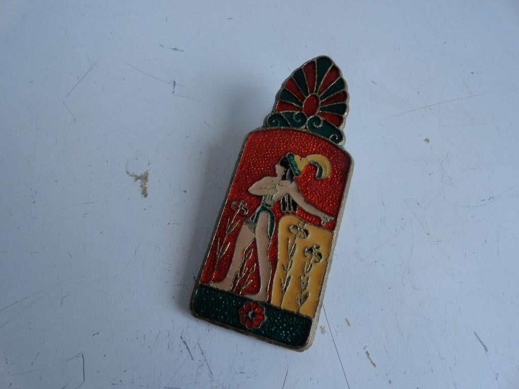 Papierklem, paperclip oud Grieks, geemailleerd, Antiek en Kunst, Ophalen of Verzenden